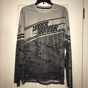 Long sleeve Under Armour fish shirt